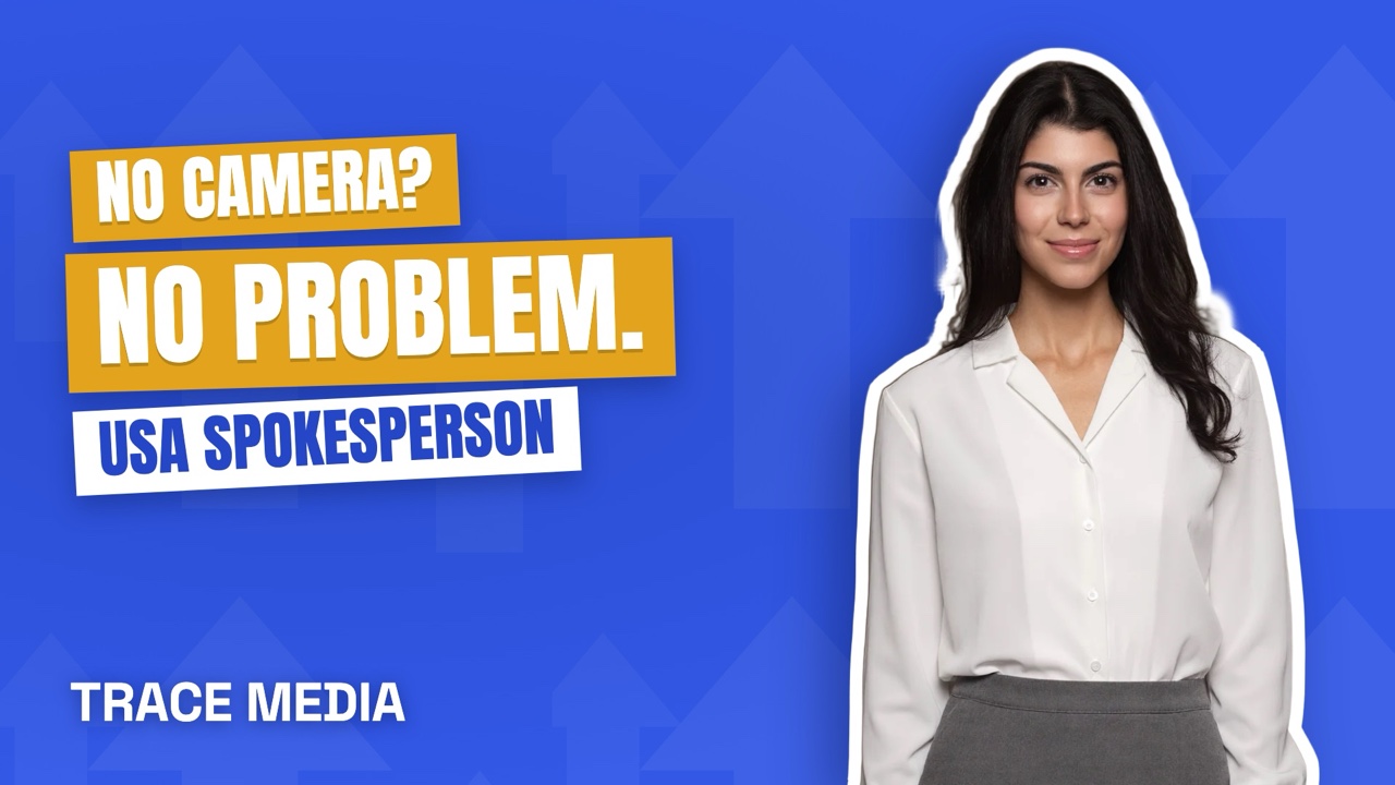 Our in-house spokesperson — no camera, no problem.